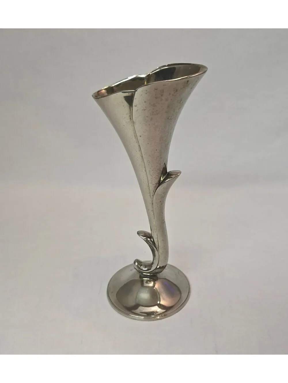 Vintage Godinger Silver Plated Calla Lily Bud Vase 7.5